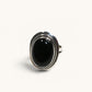Black Agate Ring