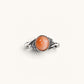 Pink Rabbit Fur Quartz Ring