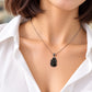 Black Rutilated Quartz Nine-Tailed Fox Pendant