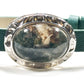 Green Phantom Quartz Leather Bracelet