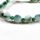 Flower Green Jadeite Jade Bracelet
