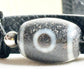 Special Two Eye Dzi Bead Leather Bracelet