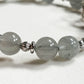 Snowflake Phantom Charm + Grey Rutilated Quartz w/ Grey Moonstone Bangle