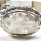 White Phantom Quartz Leather Bracelet