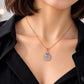White Rabbit Fur Quartz Pendant