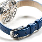White Rabbit Fur Quartz Leather Bracelet