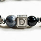 Letter D | Pietersite & Blue Tiger Eye Bracelet