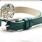 Green Phantom with Yellow Phantom Quartz Leather Bracelet