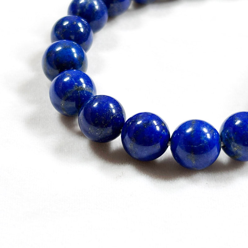 Auspicious Dragon Dzi Bead w/ Lapis Lazuli Bracelet