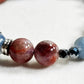Letter K | Red Auralite  & Kyanite Bracelet