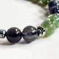 Letter N | Iolite & Green Lithium Mica Bracelet