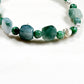 Flower Green Jadeite Jade Bracelet