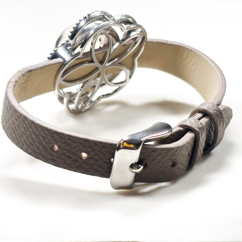 Calcite Leather Bracelet