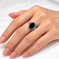 Black Agate Ring
