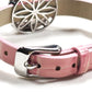 Pink Mica Quartz Leather Bracelet