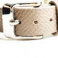 Golden Amber Leather Bracelet