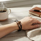 Benefactor Dzi Bead w/ Leather Bangle