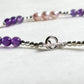 Amethyst w/ Freshwater Pearl Anklet