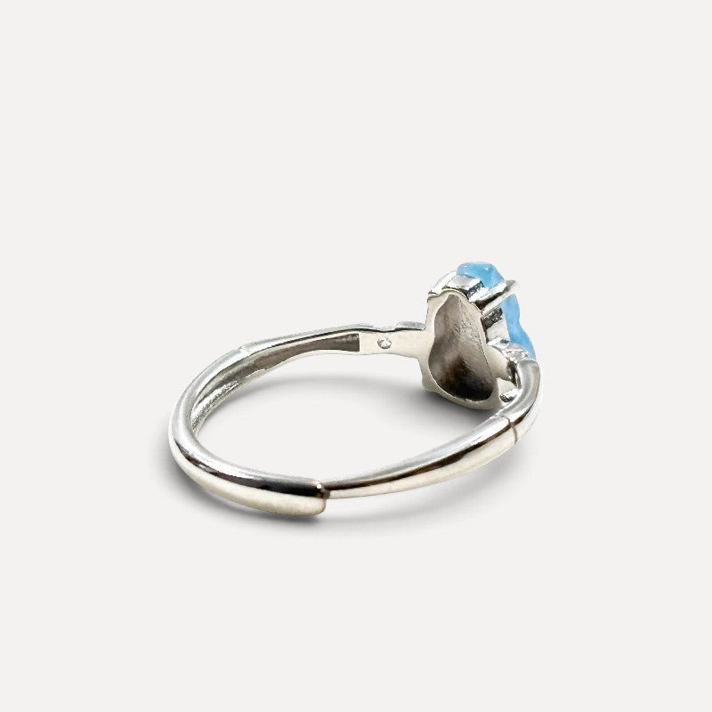 Aquamarine Gourd Ring