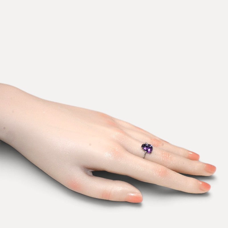 Amethyst Gourd Ring