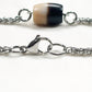 Black & White Dzi Bead Bracelet