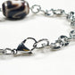 Lotus Dzi Bead Bracelet