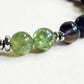 Letter N | Iolite & Green Lithium Mica Bracelet
