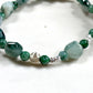 Flower Green Jadeite Jade Bracelet