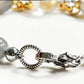 Snowflake Phantom Charm + Grey Rutilated Quartz w/ Grey Moonstone Bangle