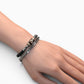 Green Tara Dzi Bead w/ Leather Bangle