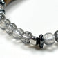 Double Tiger Eye Charm w/ Black Rutilated Quartz Bracelet