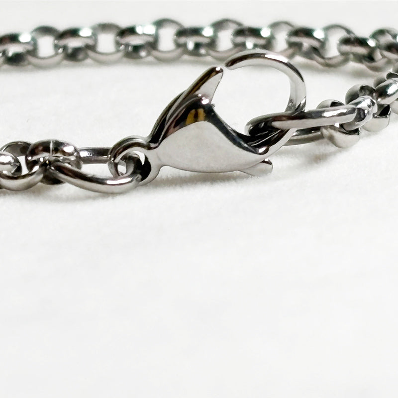 Black & White Dzi Bead Bracelet