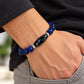 Auspicious Dragon Dzi Bead w/ Lapis Lazuli Bracelet