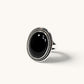 Black Agate Ring