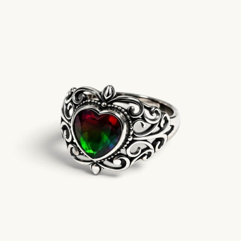 Ammolite Ring