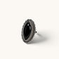 Black Agate Ring