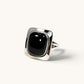 Black Agate Ring