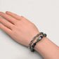Letter N | Iolite & Green Lithium Mica Bracelet
