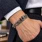 Tiger Tooth Dzi Bead Bracelet