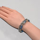Letter E | Moonstone Mica & Blue Opal Bracelet