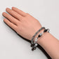 Letter V | Clear Quartz & Garnet Bracelet