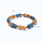 Letter F | Citrine Pyramid & Blue Opal Bracelet