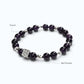 Letter Y | Purpurite & Black Tourmaline Bracelet