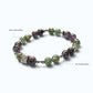 Letter Z | Eye Auralite & Green Lithium Mica Bracelet