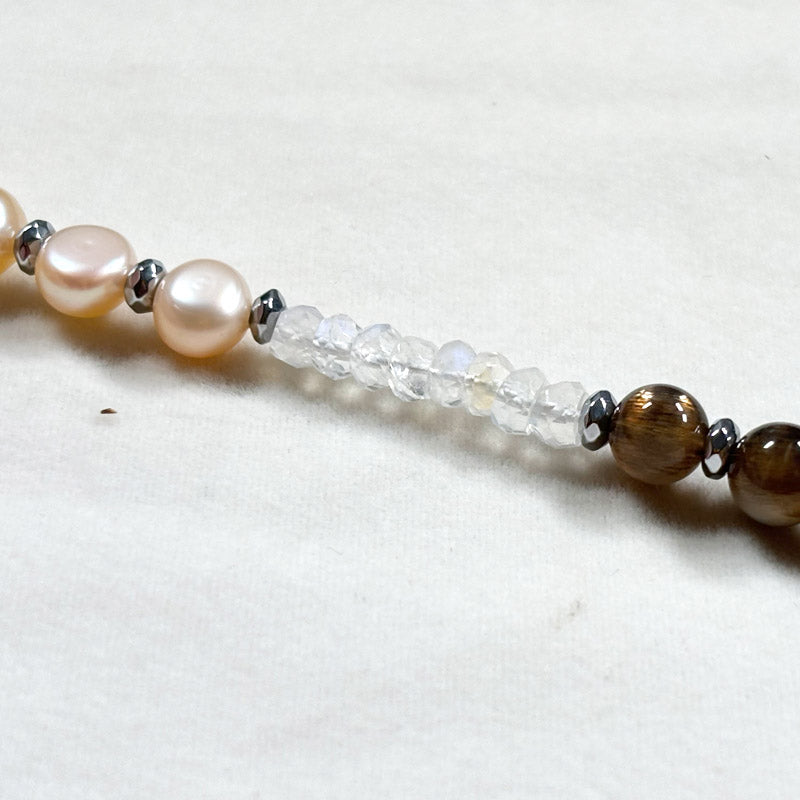 Golden Moonlight Elegance Necklace