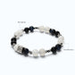 Letter C| Green Moonstone & Blue Tiger Eye Bracelet