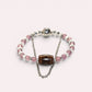 Special Three Eye Dzi Bead w/ Amethyst Super Seven Quartz Bangle