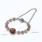Garuda Dzi Bead w/ Red Rutilated Quartz Bangle