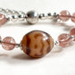 Garuda Dzi Bead w/ Red Rutilated Quartz Bangle