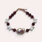 Freshwater Pearl w/ Purple Garnet Bracelet